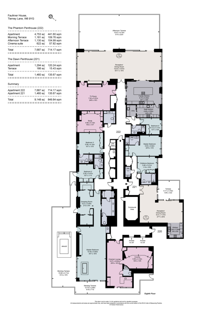 Floor plans, Hammersmith, W6, London